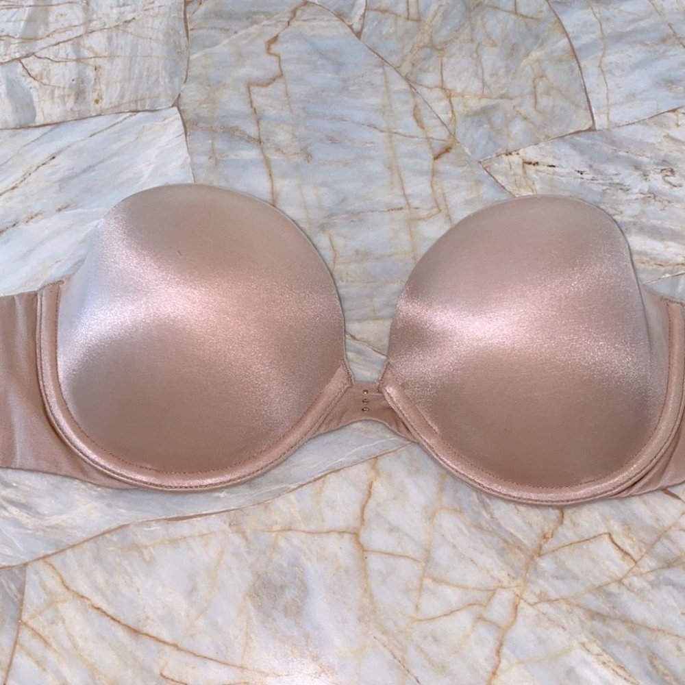 34B VS Multi -Way Strapless Beige Bra